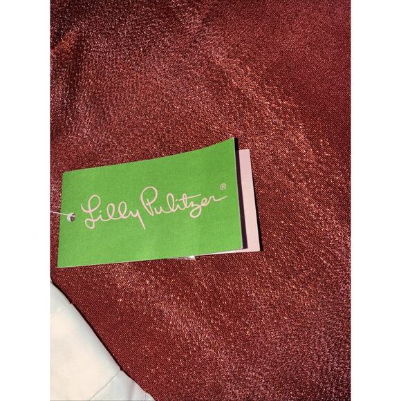 Lilly Pulitzer Classic White Bowen Embroidered Oh Poodles Lined Dress Size 4 - Picture 3 of 5